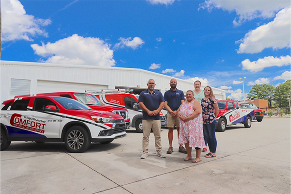 CHCS Staff in front of van